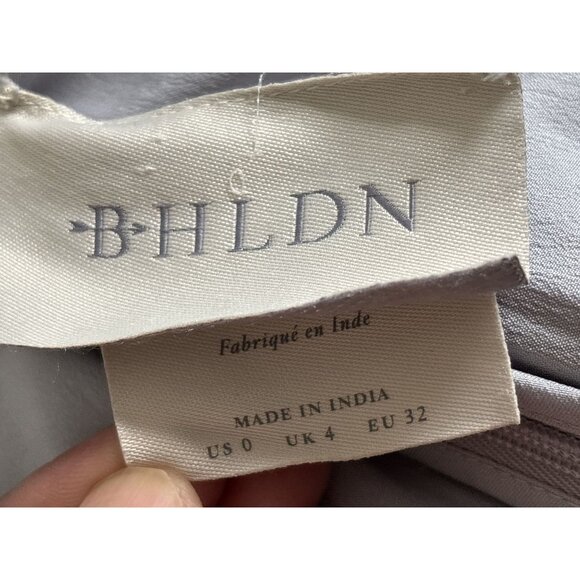 Women's BHLDN Anthropologie Long Sleeve Embroidered Belize Dress Size 0 Wedding - Picture 5 of 11